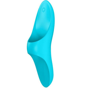 SATISFYER - Дразнящий палец-вибратор СИНИЙ СВЕТ
