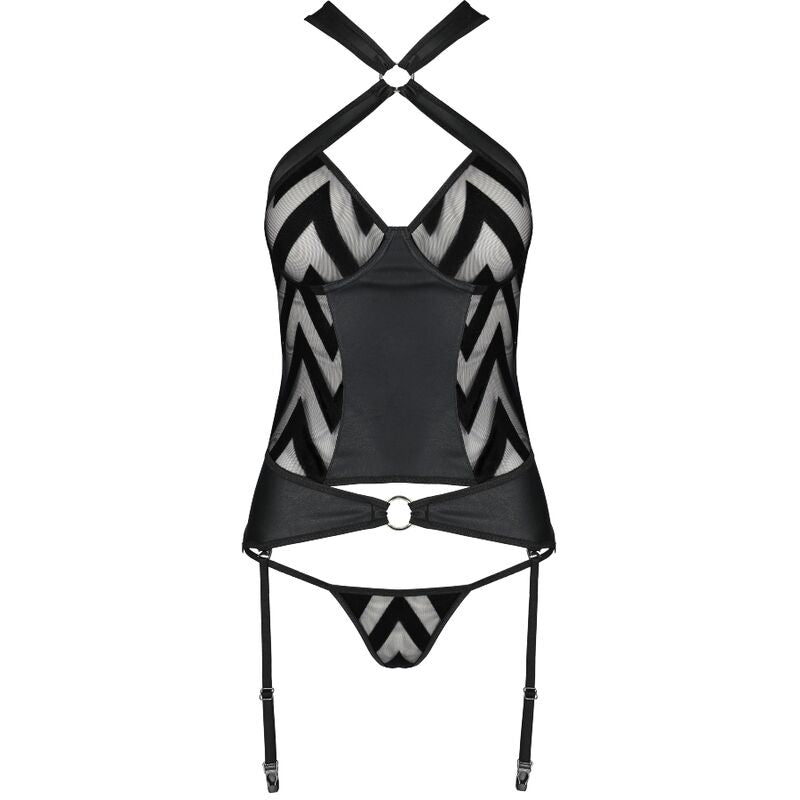 PASSION - HIMA GORSET SKÓRA EKOLOGICZNA S/M PASSION WOMAN