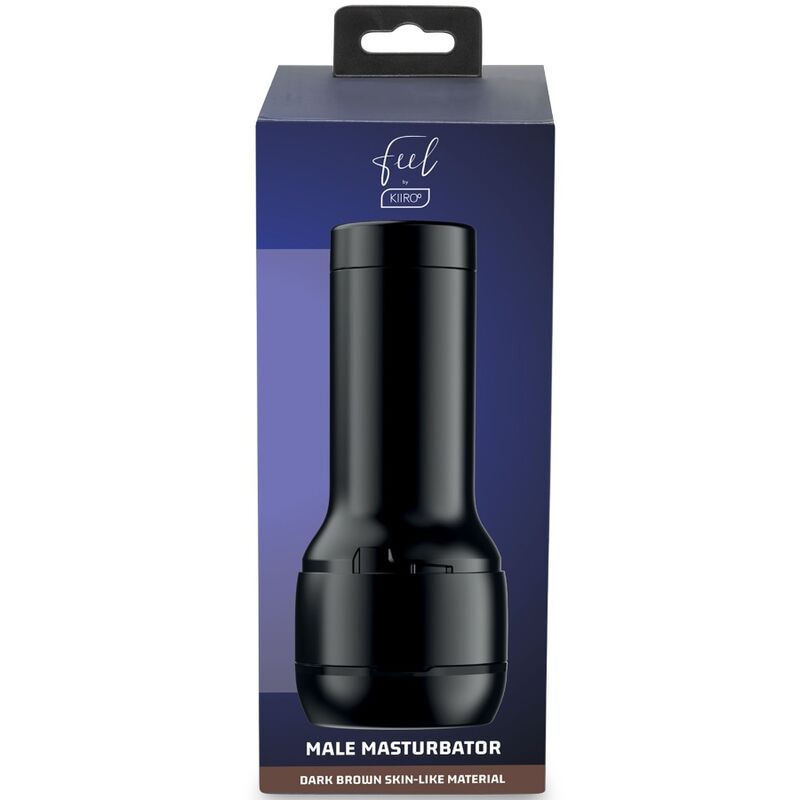 KIIROO - FEEL STROKER MASTURBATOR STIMULATOR - DARK BROWN KIIROO