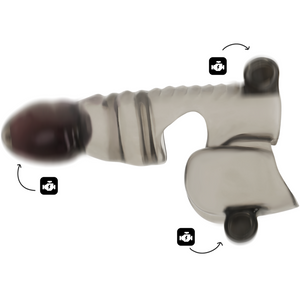 OHMAMA - PENIS AND TESTICLE SHEATH 3 MOTORS OHMAMA