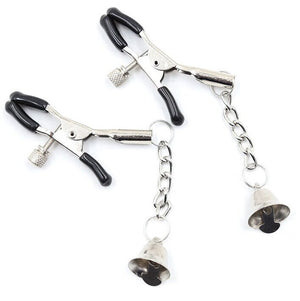 OHMAMA FETISH - NIPPLE Clamps WITH CHAIN AND BELLS OHMAMA FETISH