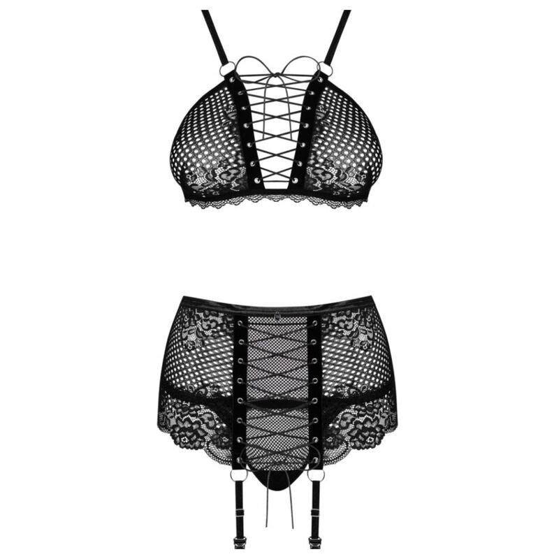 OBSESSIVE - BASITTA SET THREE PIECES S/M OBSESSIVE SETS