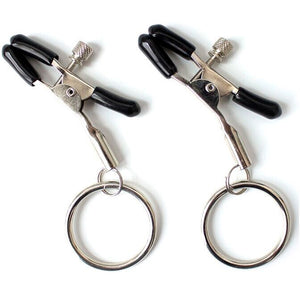 OHMAMA FETISH - NIPPLE CLAMPS WITH RINGS OHMAMA FETISH