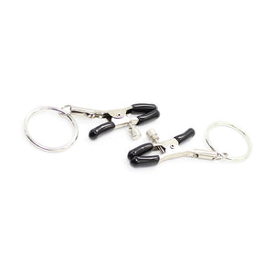 OHMAMA FETISH - NIPPLE CLAMPS WITH RINGS OHMAMA FETISH