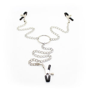 OHMAMA FETISH - 3 IN 1 METAL NIPPLE CLAMPS OHMAMA FETISH