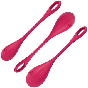 SATISFYER - YONI POWER 1 ТРЕНИРОВОЧНЫЙ НАБОР КРАСНЫЙ