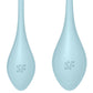 SATISFYER - YONI POWER 2 TRENIŅU KOMPLEKTS ZILS