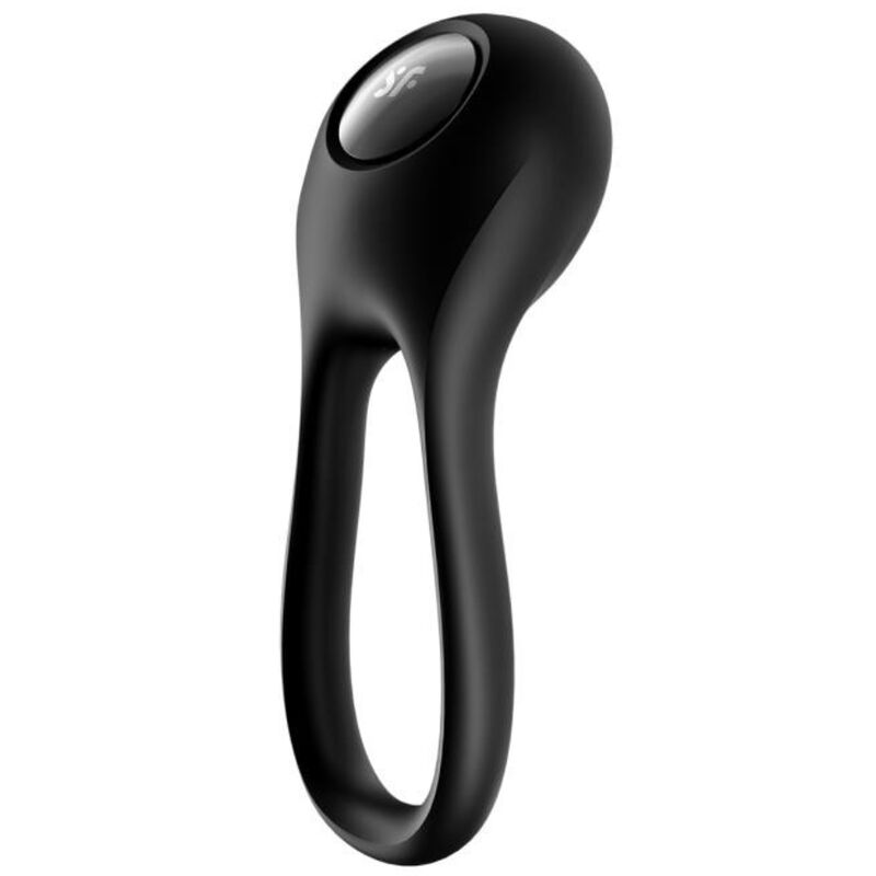 APMIERINĀTĀJS - MAJESTIC DUO RING VIBRATOR BLACK
