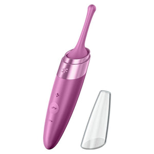 SATISFYER - ВИБРАТОР-КОНЧИК-КЛИТОР TWIRLING DELIGHT ФИОЛЕТОВЫЙ