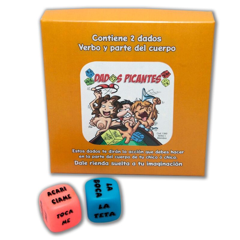 DIABLO PICANTE - 2 DICE GAME OF ACTION AND PART OF THE BODY DIABLO PICANTE