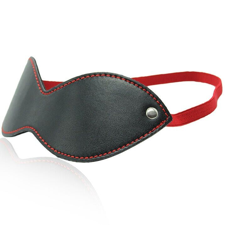 OHMAMA FETISH - BLACK-RED MASK WITH CLAMPS OHMAMA FETISH