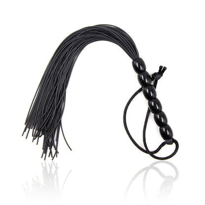 OHMAMA FETISH - RIBBED SILICONE HANDLE FLOGGER 26 CM OHMAMA FETISH