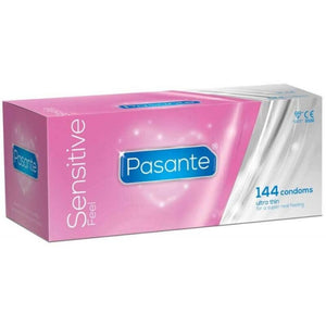 PASANTE - ЧУВСТВИТЕЛЬНЫЕ СВЕРХТОНКИЕ ПРЕЗЕРВАТИВЫ 144 ШТ.