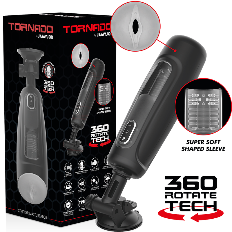 Jamyjob - Tornado 360 rotate Tech Stroker