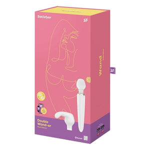 SATISFYER - ДВОЙНОЕ ПРИЛОЖЕНИЕ WANDER БЕЛОЕ
