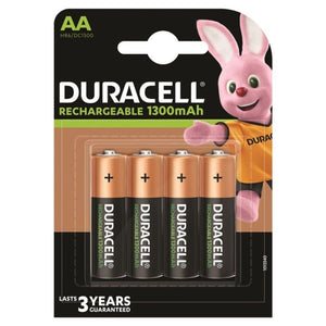 DURACELL - АККУМУЛЯТОРНАЯ БАТАРЕЯ HR6 AA 1300 мАч 4 ШТ.