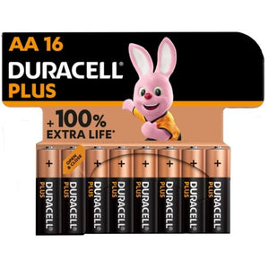 Батарейка DURACELL - PLUS POWER 100 ЩЕЛОЧНАЯ AA LR6 16 шт.