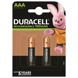 DURACELL - АККУМУЛЯТОРНАЯ БАТАРЕЯ HR03 AAA 900 мАч 2 ШТ.