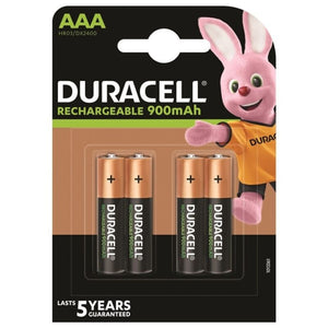 DURACELL - АККУМУЛЯТОРНАЯ БАТАРЕЯ HR03 AAA 900 мАч 4 ШТ.