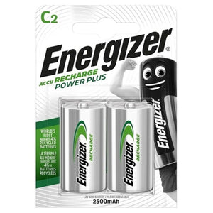 ENERGIZER - POWER PLUS ПЕРЕЗАРЯЖАЕМАЯ БАТАРЕЯ HR14 C 2500 мАч 2 ШТ.