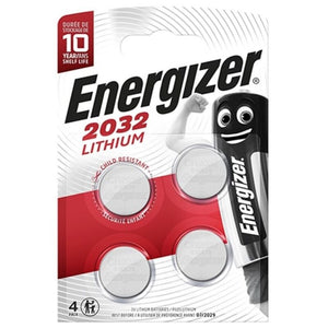 ENERGIZER - БАТАРЕЯ ЛИТИЕВАЯ КНОПОЧНАЯ CR2032 3V 4 БЛОКА