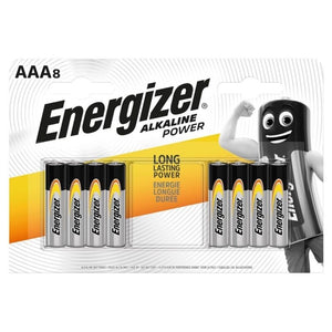 ENERGIZER - ЩЕЛОЧНАЯ БАТАРЕЯ ПИТАНИЕ AAA LR03 8 БЛОКОВ