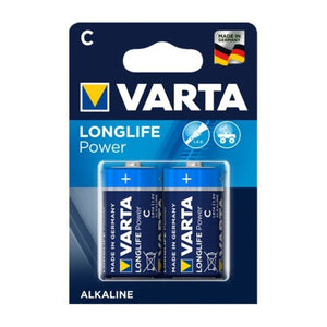 VARTA - LONGLIFE POWER ALKALINE BATTERY C LR14 2 БЛОКА