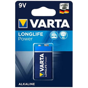 VARTA - LONGLIFE POWER ALKALINE BATTERY 9V LR61 1 ШТ.