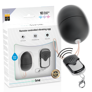 ONLINE - REMOTE CONTROL VIBRATING EGG S BLACK ONLINE