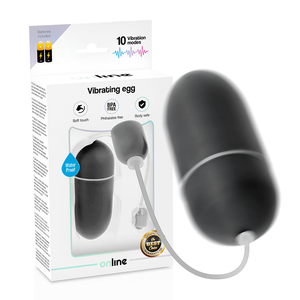 ONLINE - WATERPROOF VIBRATING EGG BLACK ONLINE