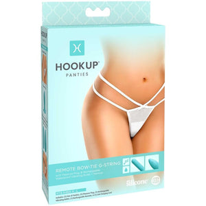 HOOK UP PANTIES - REMOTE BOW-TIE G-STRING SIZE S/L HOOK UP
