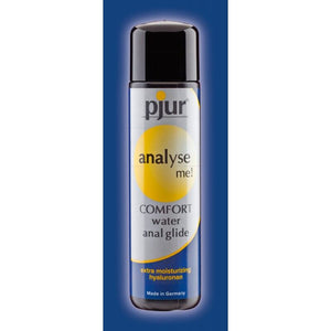 PJUR Analyse Me Comfort water anal glide with hyaluronic acid for enhanced lubrication, suitable for anal sex, 2ml bottle.