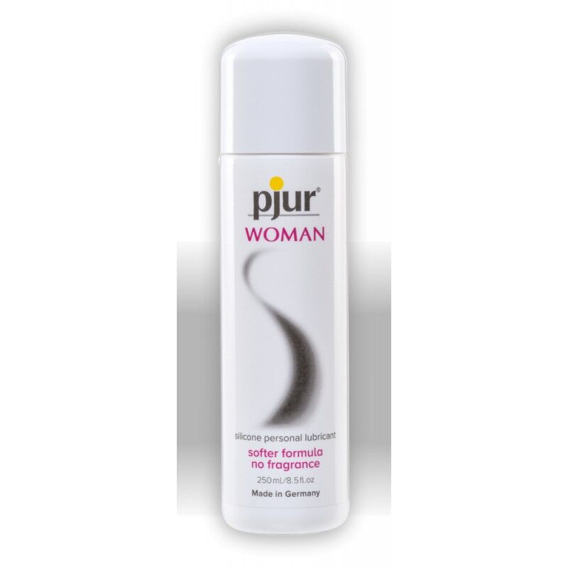 Pjur Woman Bodyglide Lubricant 1.5 ml bottle - water-based formula for sensitive skin, silky smooth feel, made in Germany.