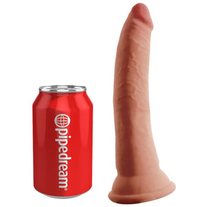 KING COCK - PLUS 3D TRIPLE DENSITY DILDO 18 CM KING COCK PLUS