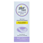PJUR MED Sensitive Glide water-based lubricant, 2 ml, glycerin and paraben-free, for sensitive skin.