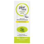 Pjur Med Vegan Glide 2ml water-based lubricant, vegan, preservative-free, gentle moisture, pH balanced, made in Germany