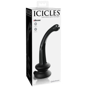 ICICLES - N. 87 GLASS DILDO WITH SUCTION CUP ICICLES