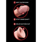 KING COCK - PLUS 3D ДИЛДО КАЧАЮЩИЕСЯ ШАРЫ 12,7 СМ