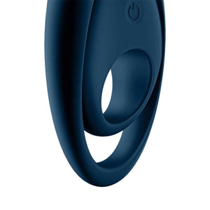 SATISFYER – HIILUSKAS DUO RING VIBRATOR BLUE SATISFYER RING