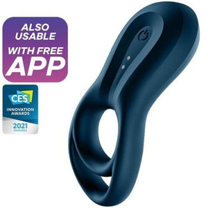 SATISFYER - ЭПИЧЕСКОЕ ДУО КОЛЬЦО ВИБРАТОР ПРИЛОЖЕНИЕ СИНИЙ
