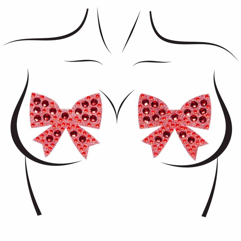 LEG AVENUE - BOWS NIPPLE COVERS VIENS IZMĒRS