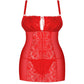 OBSESĪVS - BLOSSMINA CHEMISE UN TANGA 4XL/5XL