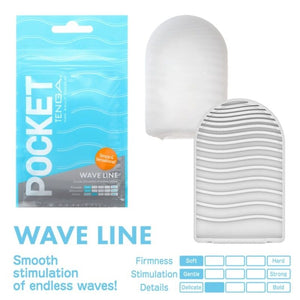 TENGA - КАРМАННЫЙ МАСТУРБАТОР WAVE LINE