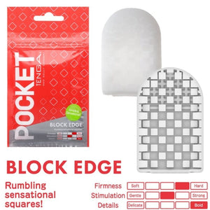 TENGA - BLOCKED EDGE POCKET MASTURBATOR TENGA