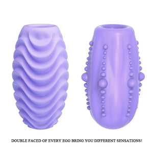 PRETTY LOVE - DOUBLE SIDED LILAC MASTURBATOR EGG PRETTY LOVE MALE