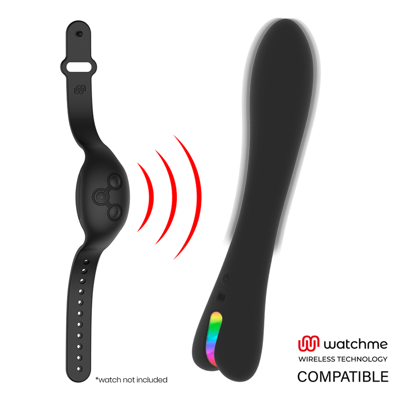 BRILLY GLAM Ryan Vibrator with Watchme Wireless Compatibility, silicone, waterproof, rechargeable, anti-allergenic, 10 modes.