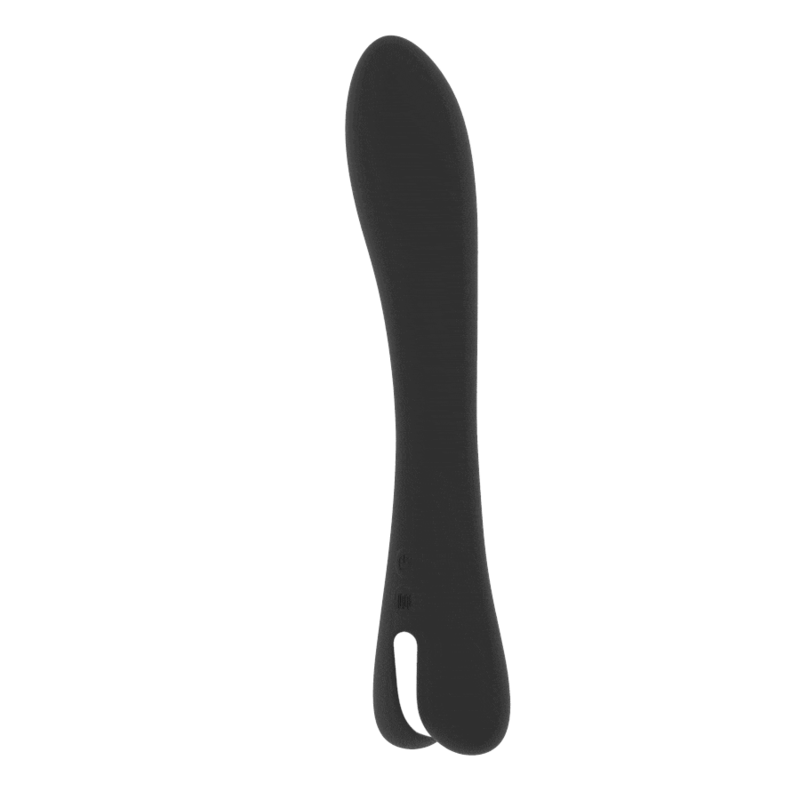 BRILLY GLAM Ryan Vibrator, black, wireless compatible, anti-allergenic silicone, powerful motor, waterproof, USB rechargeable.