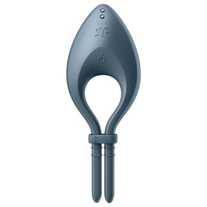 APMIERINĀTĀJS — BULLSEYE RING VIBRATOR APP GREY