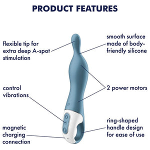 APMIERINĀTĀJS — APbrīnojami 1 ASPOT VIBRATORS ZILS