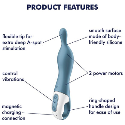 APMIERINĀTĀJS — APbrīnojami 1 ASPOT VIBRATORS ZILS